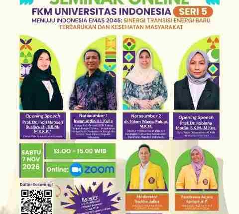 Seminar FKM UI Seri 5 Inisiatif Mahasiswa Magister K3 PJJ PUSPINEBT-ICMI